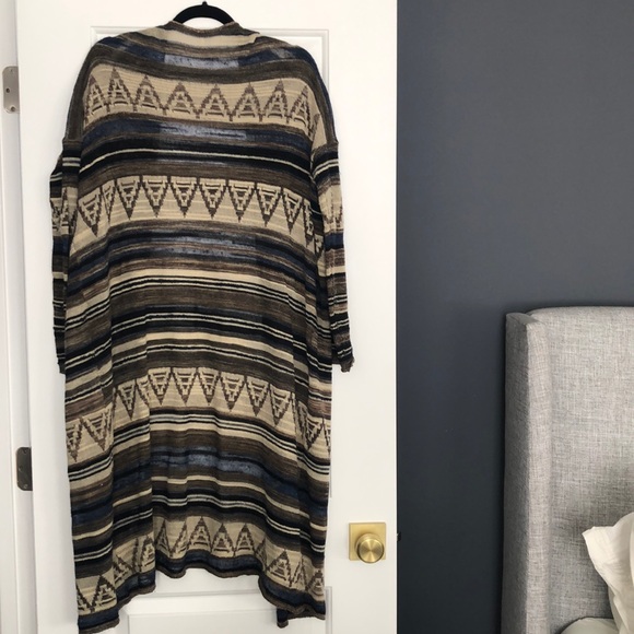 + FREE PEOPLE + Aztec Duster/Cardigan - Picture 3 of 5